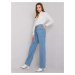 Dámske široké džínsy SP-303 - Fprice jeans-sv.modrá