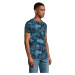 SOĽS Camo Men Pánske tričko SL01188 Blue Camo