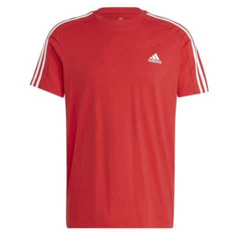 adidas 3S SJ T Pánske tričko, červená, veľkosť