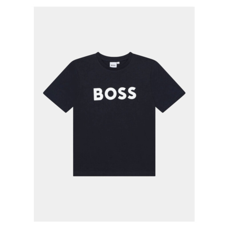 Boss Tričko J25P24 M Tmavomodrá Regular Fit Hugo Boss