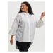 White Fransa Shirt with Extended Back - Women