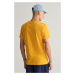 TRIČKO GANT CONTRAST LOGO SS T-SHIRT MEDAL YELLOW