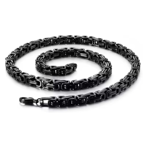 Retiazka z chirurgickej ocele Be Hard Čierny 8 mm/ 55 cm