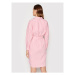 Boss Košeľové šaty C_Detelizza 50469925 Ružová Regular Fit