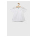 Detská bavlnená blúzka United Colors of Benetton biela farba