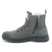 Palladium Pampa Hi Zip WL - Dámske - Tenisky Palladium - Sivé - 95982-055-M