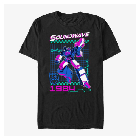 Queens Hasbro Transformers - Soundwave Retro Men's T-Shirt Black