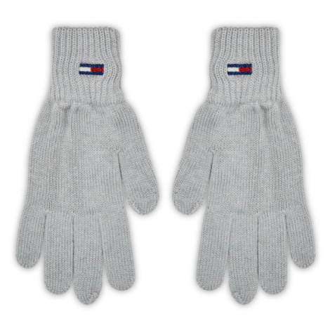 Tommy Jeans Dámske rukavice Tjw Flag Gloves AW0AW15480 Sivá Tommy Hilfiger