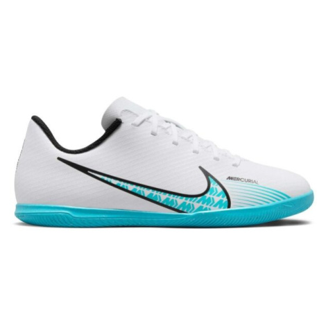 Nike JR MERCURIAL VAPOR 15 CLUB IC Detská halová obuv, biela, veľkosť 33