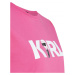 Tričko Karl Lagerfeld Ikonik 2.0 Karl Logo T-Shirt Červená