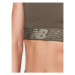 New Balance Športová podprsenka Relentless Crop Bra WB31175 Hnedá Regular Fit