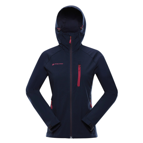 Women's softshell jacket with membrane ALPINE PRO ZORRA mood indigo