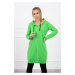 Dress with hood and hood light green