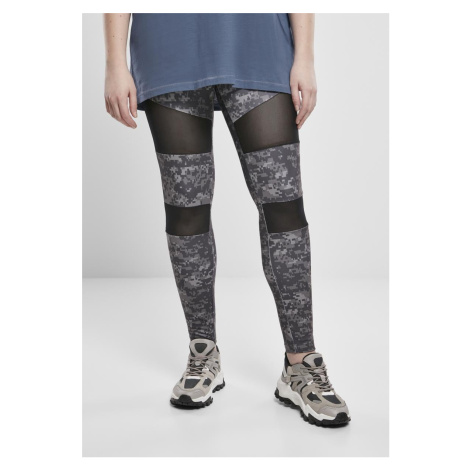 Women's Camo Tech Mesh Leggings, Dark Digital Camouflage