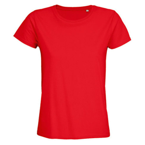 SOĽS Pioneer Women Dámske tričko SL03579 Bright Red