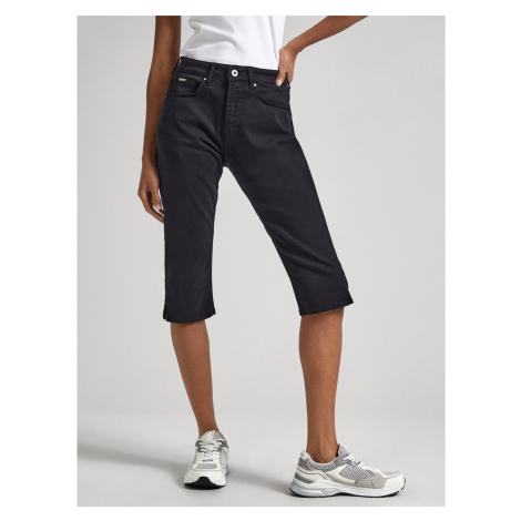 Čierne dámske džínsové kraťasy Pepe Jeans