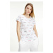 White Women's Patterned T-Shirt Tommy Hilfiger - Women
