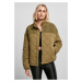 Women's oversized Diamond Quilt Puffer Jacket tiniolive