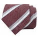 John & Paul Vínová hodvábna kravata s farebnými prúžkami John & Paul