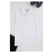 Trendyol White Regular/Normal Cut Sports Polo Neck T-shirt