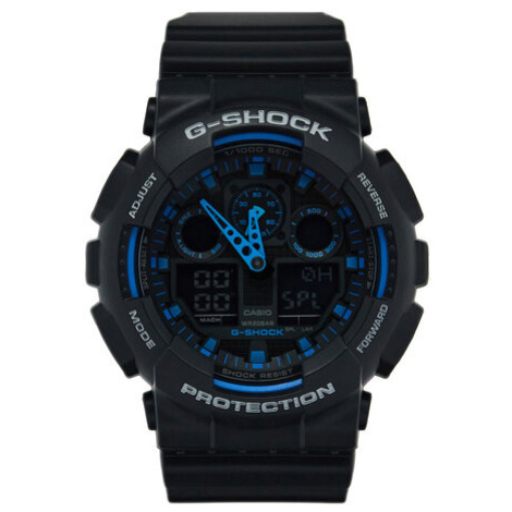 G-Shock Hodinky GA-100-1A2ER Čierna Casio