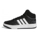 Juniorská rekreačná obuv ADIDAS Hoops Mid 3.0 K core black cloud white grey six