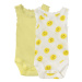lupilu® Dievčenské body pre bábätká BIO, 2 kusy (biela/žltá)