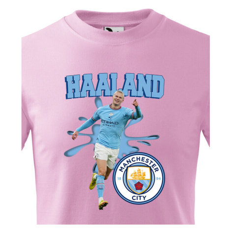 Dětské tričko s potiskem Erling Braut Haaland - Manchester city -  pánské tričko pro milovníky f