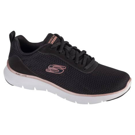 ČIERNE DÁMSKE TENISKY SKECHERS FLEX APPEAL 5.0 150206-BKRG