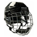 Bauer RE-AKT 85 Helmet Combo SR Čierna Hokejová prilba