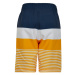 Chlapčenské plavky COLOR KIDS Swim shorts stripes UPF 30+ Saffron