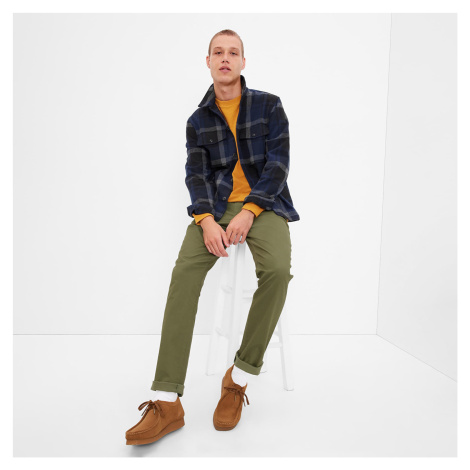 Kalhoty GAP Chino Slim Fit Pants Army Jacket Green