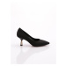 DGN 340 Women's Pointed Toe Decollete Heel Shoes