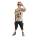 Denokids Funny Dino Boy T-shirt Capri Shorts Set