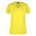 James&amp;Nicholson Dámske tričko JN972 Yellow