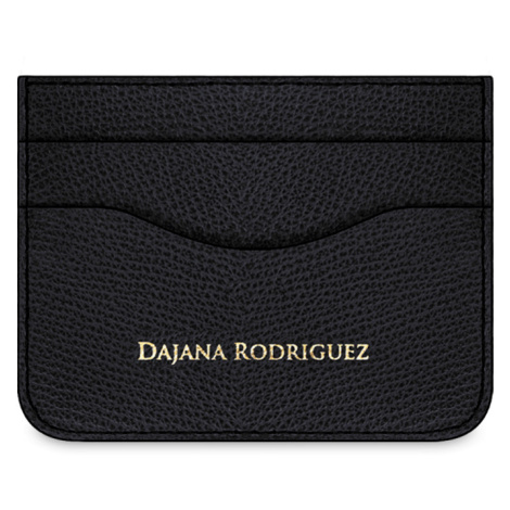 Slim Credit Cardholder Bohemian "Nero" Zlatá