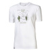PROGRESS BARBAR CACTUS Pánske bambusové tričko s potlačou, biela, veľkosť