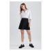 DEFACTO Cool Pleat Mini Skirt