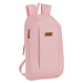 SAFTA Basic úzky batoh - ružový / 8L