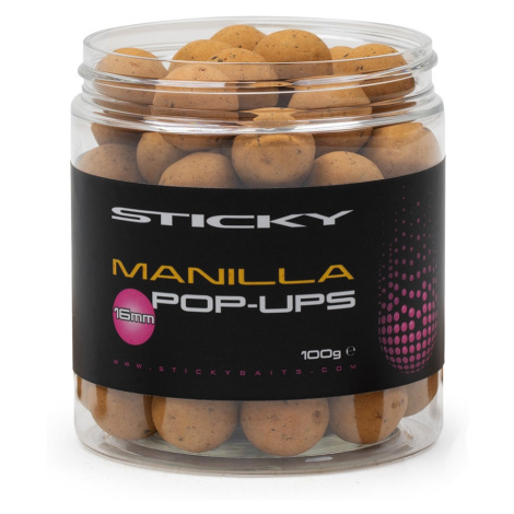 Sticky baits plávajúce boilies manilla pop-ups 100 g-16 mm