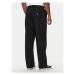 Converse Bavlnené nohavice M Converse Woven Pant 10026010-A02 Čierna Relaxed Fit