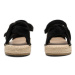 DeeZee Espadrilky CSS20378-01 Čierna