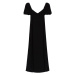 Bershka Letné šaty  čierna