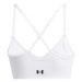 Dámska tréningová športová podprsenka UNDER ARMOUR Vanish Seamless Low Bra-WHT