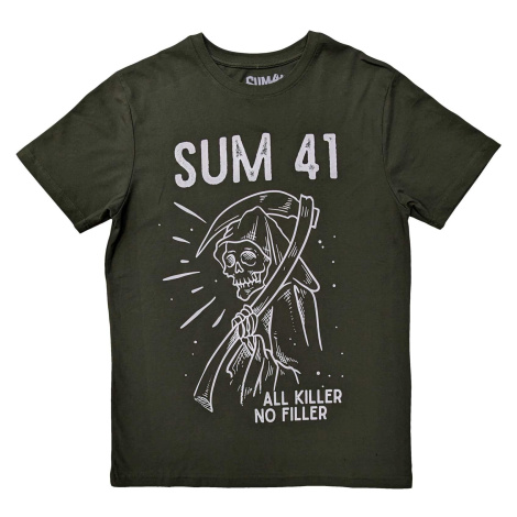 Sum 41 tričko Reaper Zelená