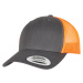 Retro Trucker 2-Tone Charcoal/Neon Orange