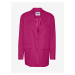 Dark pink women's oversize jacket Noisy May Milla - Women