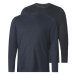 LIVERGY® Pánske tričko s dlhým rukávom XXL, 2 kusy (navy modrá)