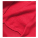 Červená dámska tepláková mikina so sťahovacími lemami (W01-18)