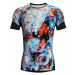 Men's T-shirt Under Armour Rush 2.0 Print SS Concrete